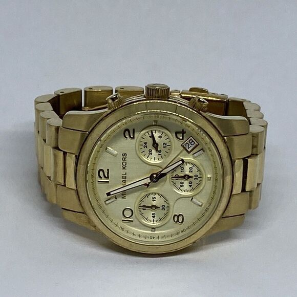 Michael Kors Runway MK5055 Unisex Stainless Steel Analog Dial Quartz Watch UC862 - Picture 7 of 12